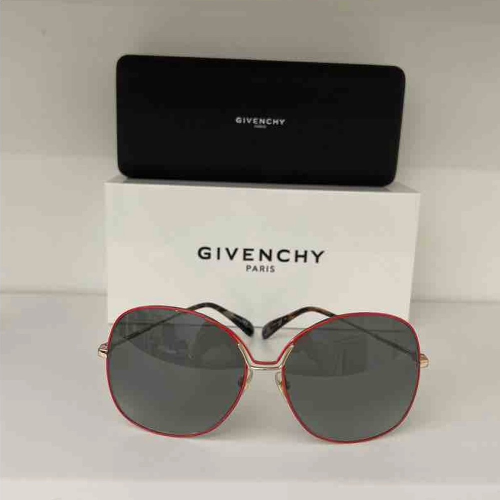 Givenchy GV red sunglasses-new in box